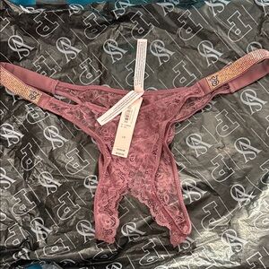 Victoria's Secret Mauve Lace Panty